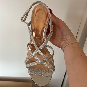 Ted Baker silver heel size 8